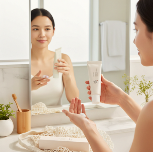 Crème Solaire Coréenne Éclat de Riz